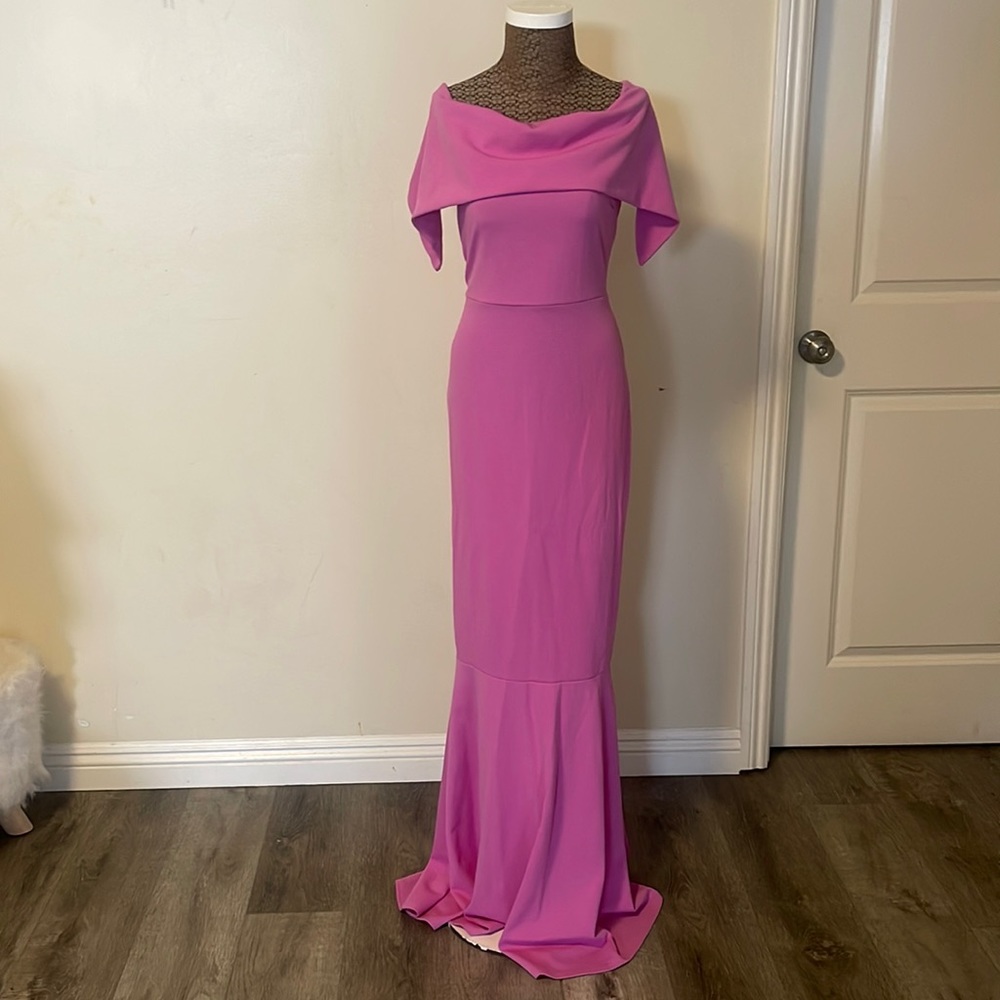 Pink maxi dress
